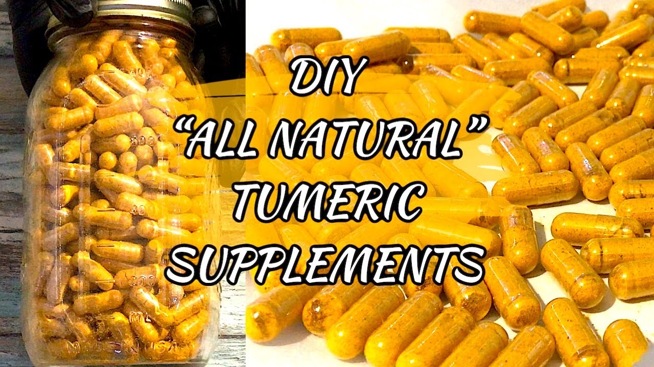 DIY Tumeric Supplement Capsules