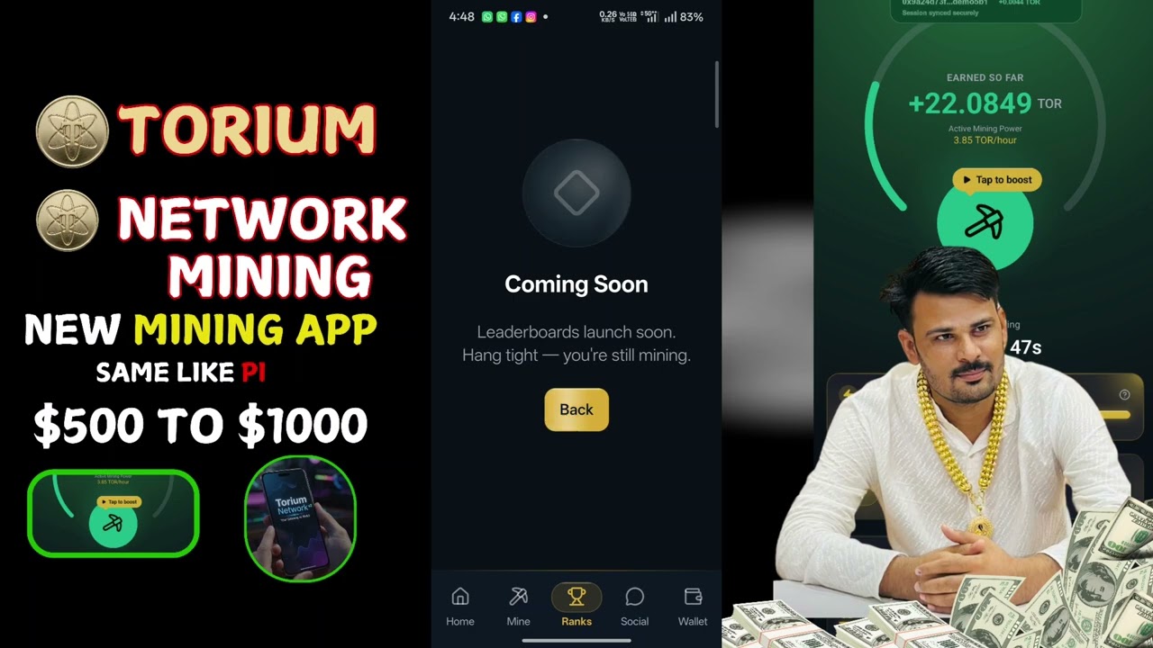 Torium Network New Mining App 🚀 Torium Mining App 2026 | Roadmap, Whitepaper & TGE Update!