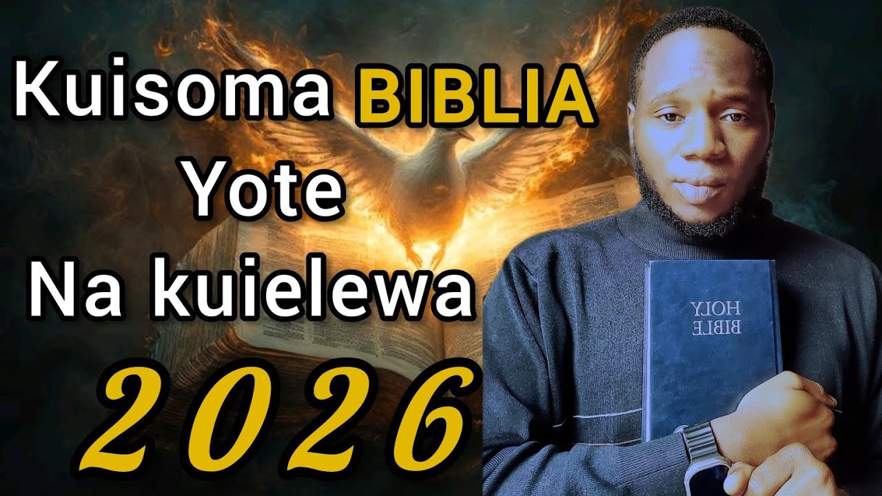Je UMEWAHI KUSOMA BIBLIA YOTE ⁉️. KARIBU MWAKA 2026 TUISOME.  Mwl.Bryan #ibadahonline #biblia #2026 