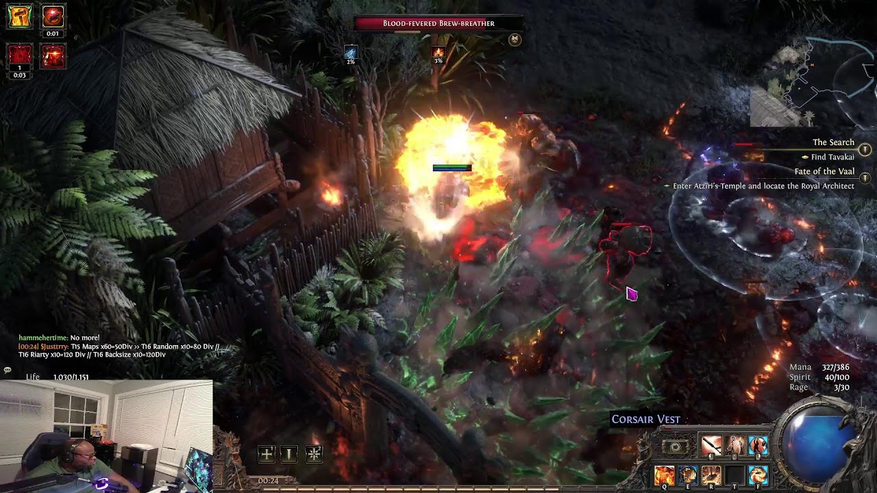 Path of Exile 2 Grind-Warrior Slap Build