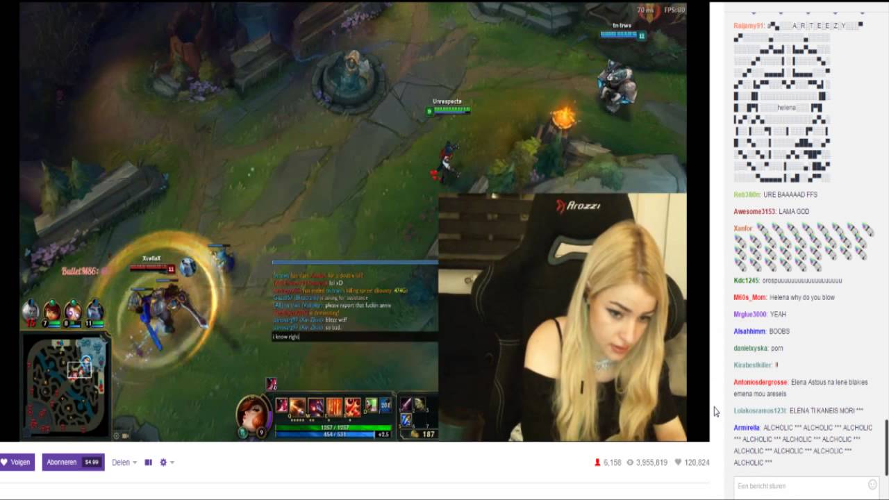 4Chan HelenaLive Twitch Raid - Octopus tophat, Funny!