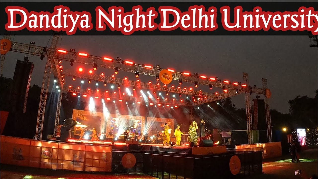Delhi Dandiya Night | Rughby Seven Sports Complex University Of Delhi | @delhitourism_official 