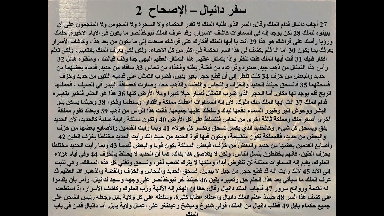 2- تبسيط سفر دانيال - الأصحاح 2 - مفاتيح الكرازة = الثبات في الضيقات سلاح الصلوات - ابونا لوقا ماهر