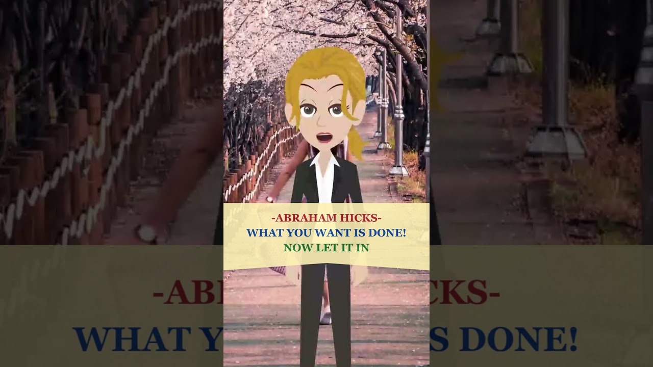 WHAT YOU WANT IS ABSOLUTELY DONE! LET IT IN 💖 Abraham Hicks 2024 #lawofattraction #abrahamhicks