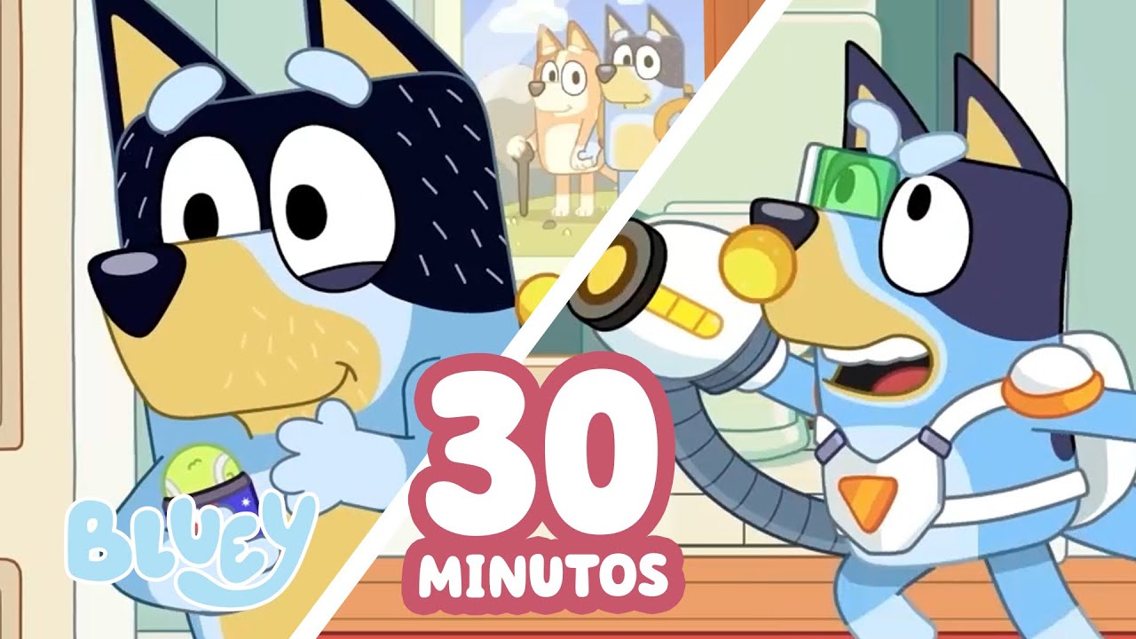 30 MINUTOS de Diversão Surpreendente com Bluey e o Pai! 💙 ⭐️ | Bluey Português Brasil Canal Oficial
