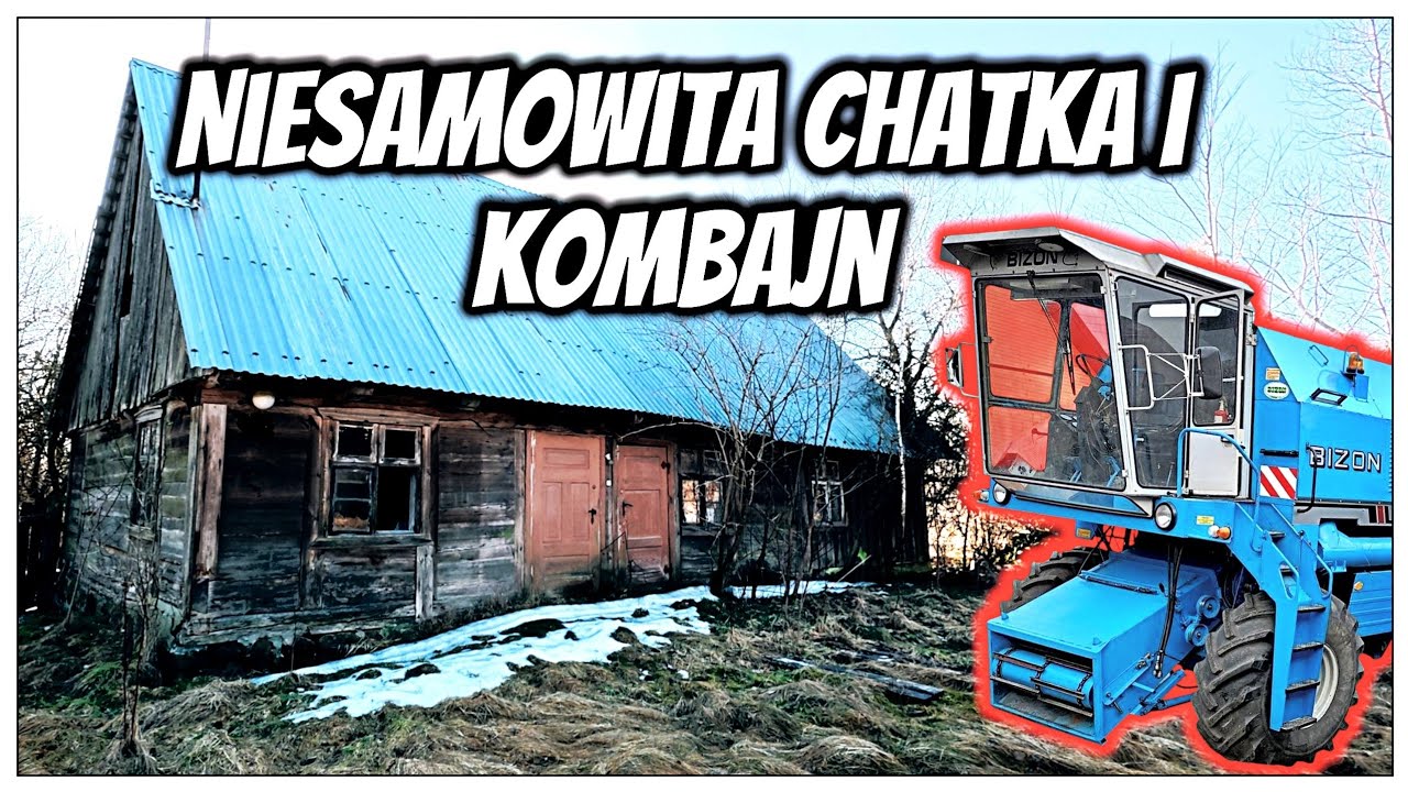 NIESAMOWITA OPUSZCZONA CHATKA Z KOMBAJNEM! #urbex #urbandecay #explore
