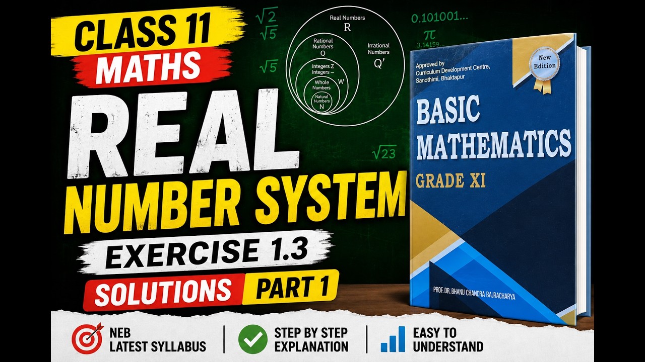 Class 11 Maths || Real Number System || Exercise 1.4 Solutions || Basic Mathematics ||  NEB