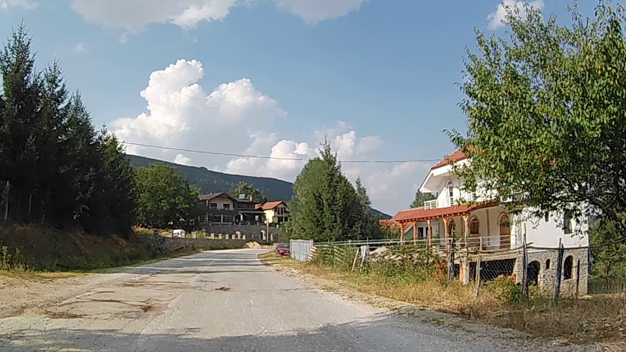 Mount bike downhill from Nize Pole ski centre near Bitola