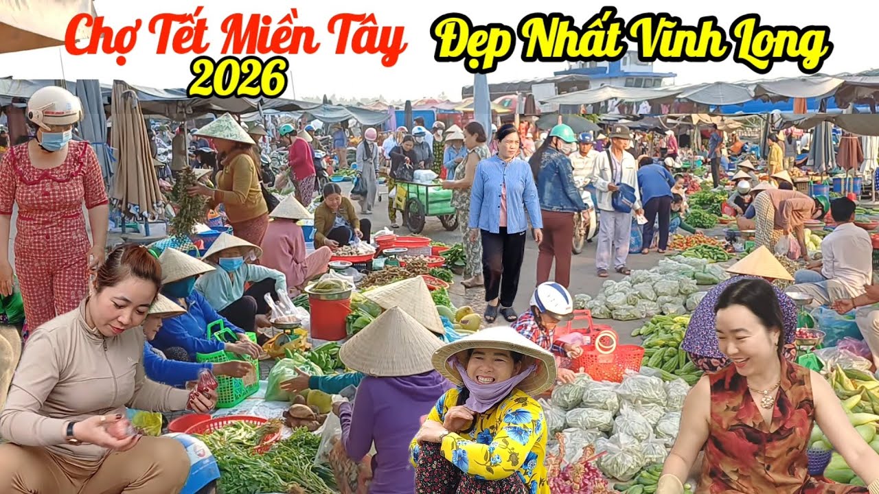 Bất ngờ gặp Cô gái Quá dễ thương - Chợ Cái Nhum, đầy ấp cá tôm rau củ tươi ngon đón tết 2026