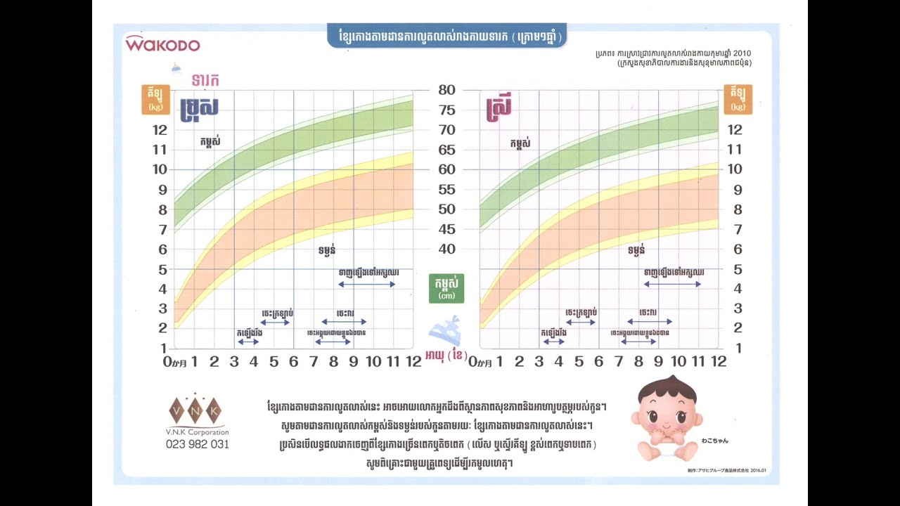 ការលូតលាស់របស់ទារកក្រោម១ឆ្នាំ