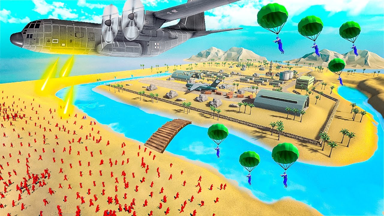 I Must Defend The Base vs An INFINITE SIEGE! | Ravenfield