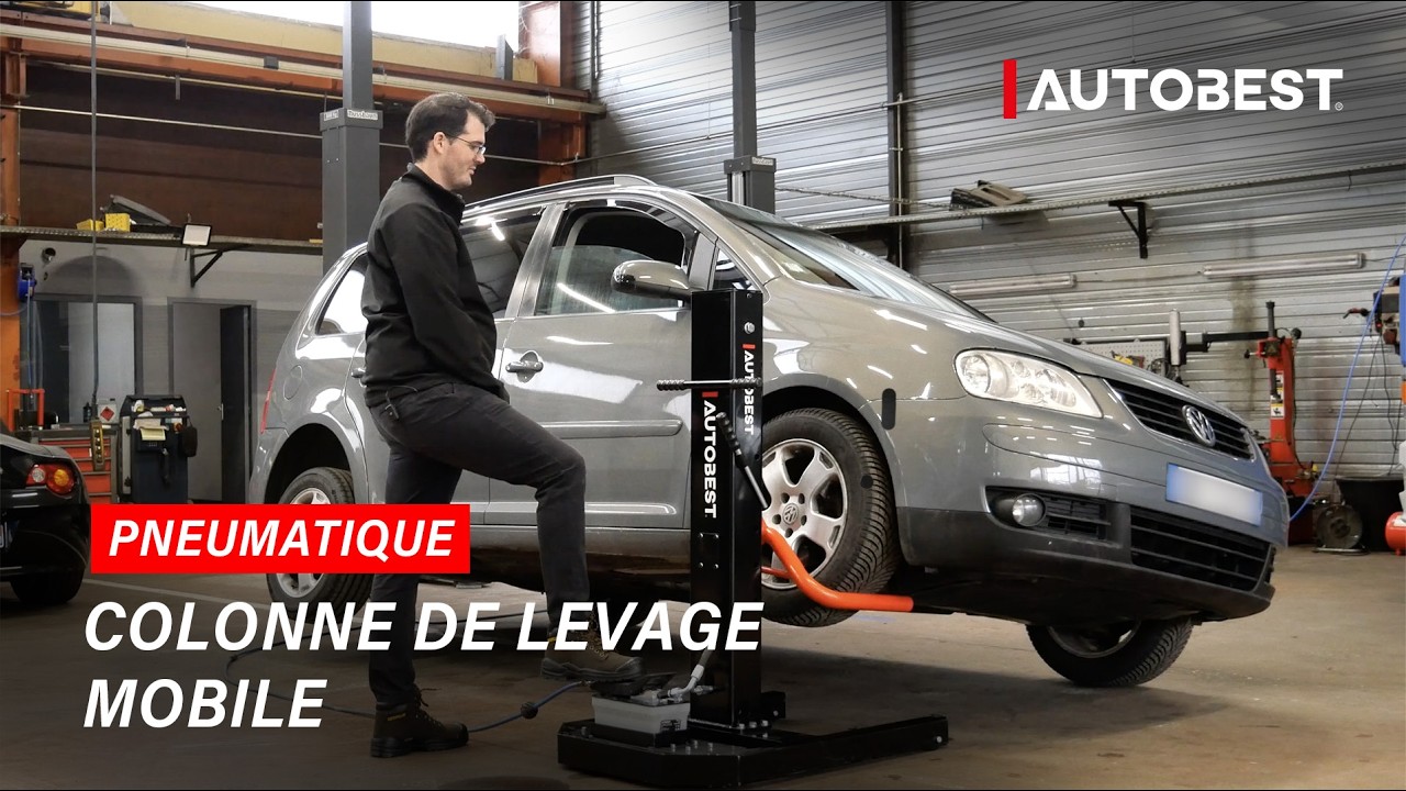 Colonne de levage mobile pneumatique 1,3T - Autobest