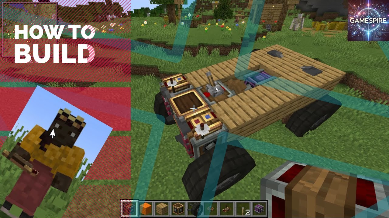 How To Build & Drive a Car in Minecraft Create Mod – It’s INSANE!  [Easy]