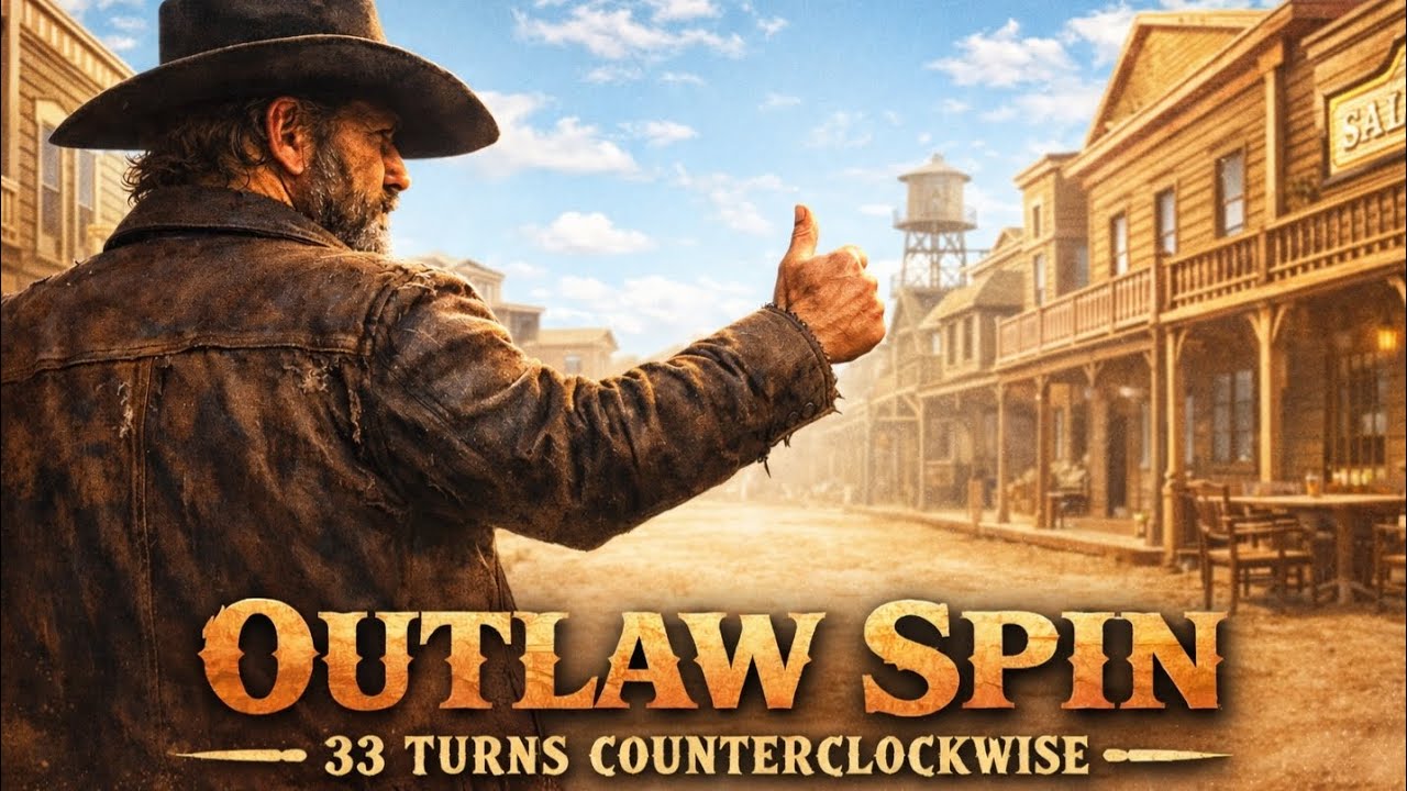 OUTLAW SPIN - 33 Counterclockwise ● Outlaw Country Cover