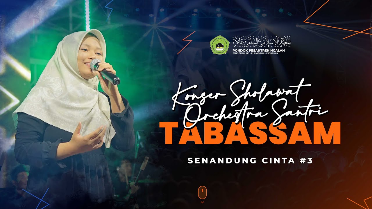 TABASSAM (Mutia) - Konser Sholawat Orchestra Santri PP. Ngalah