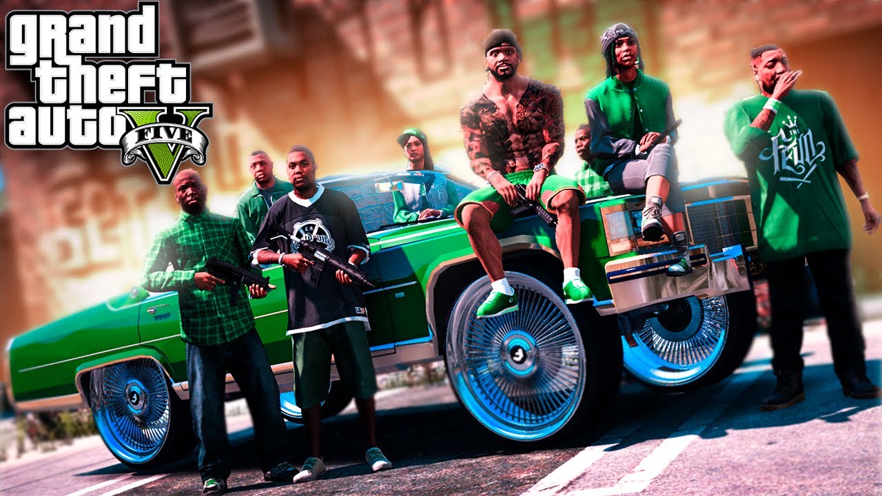 JOGANDO GTA 5 como um MEMBRO DE GANGUE em GUERRA!🔥 (Gang Mission)