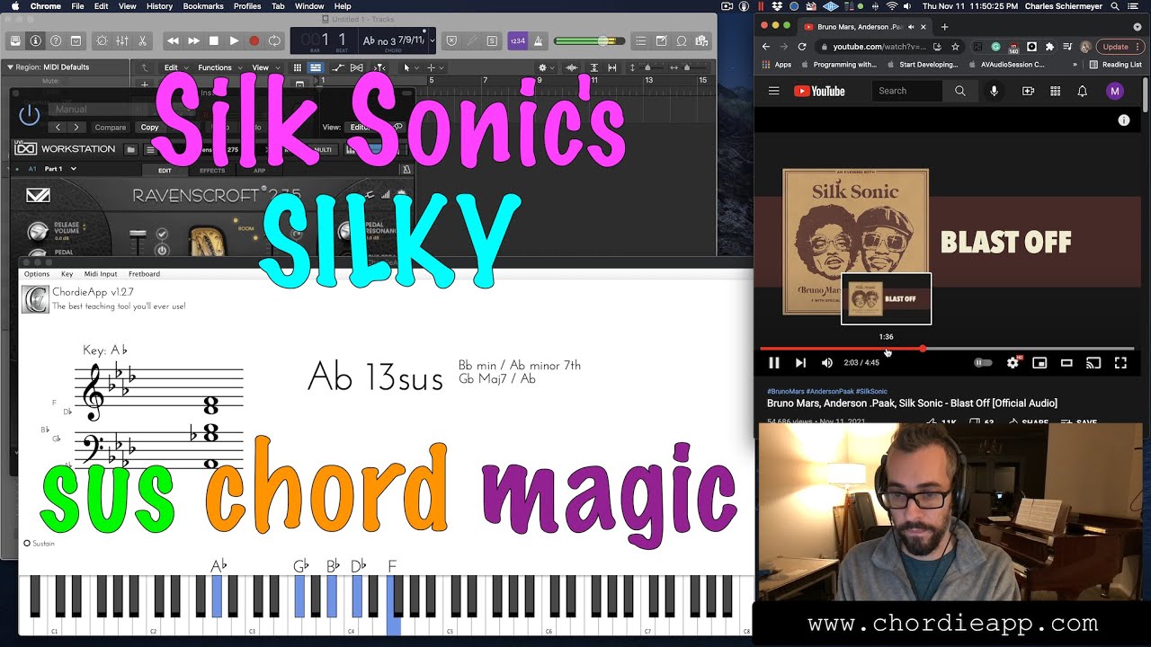Silk Sonic - Blast off: SUS CHORD MAGIC!!