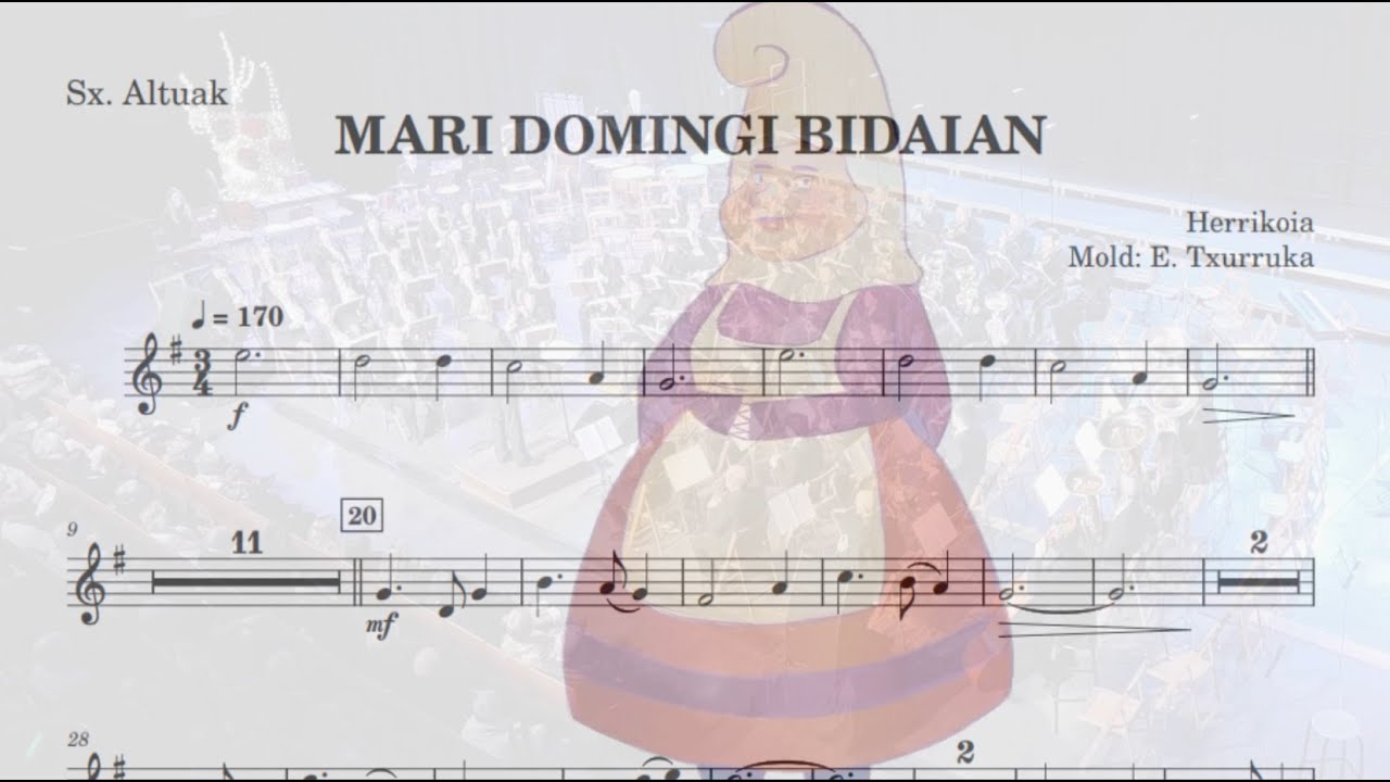 Bergarako Musika Banda (2025-12-20) - Mari Domingi Bidaian (herrikoia, mold: E. Txurruka)