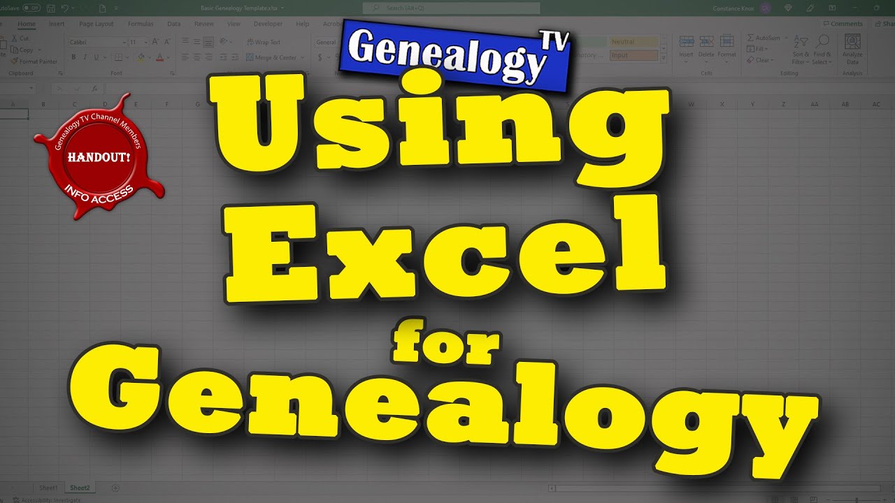 Как использовать Excel для генеалогии
