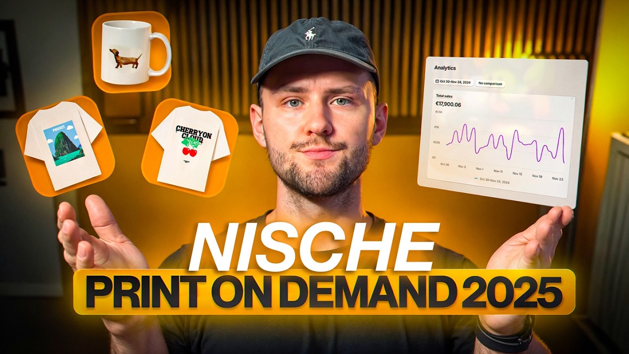 Die 5 BESTEN Nischen f&uuml;r Print-On-Demand 2025 (funktionieren zu 100%)