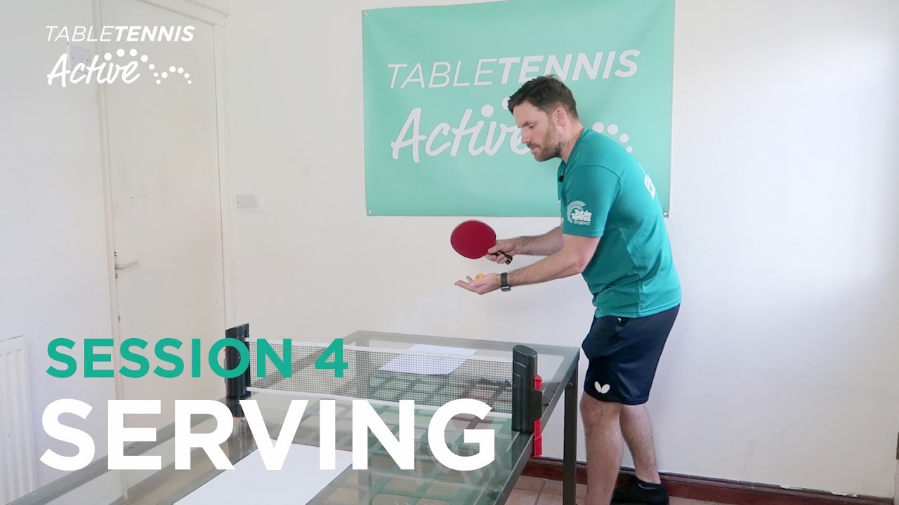 Table Tennis Active Session 4 - Serving with Harry White