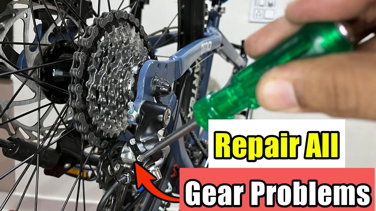 How to fix Gear Cycle Gears | Repair Shimano Gears at Home |Rear Derailleur Repair |Gear not working