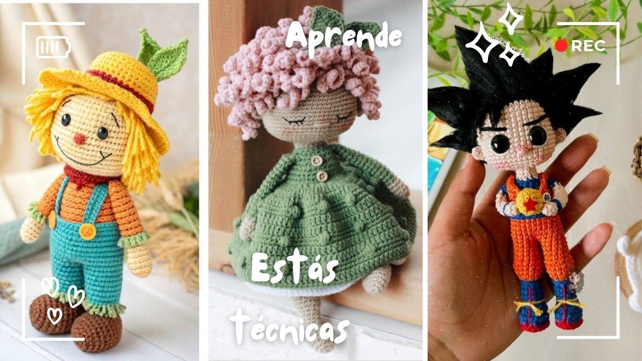 10 TECNICAS PARA HACER AMIGURUMIS PROFESIONALES!!! TODAVIA NO LAS CONOCES?