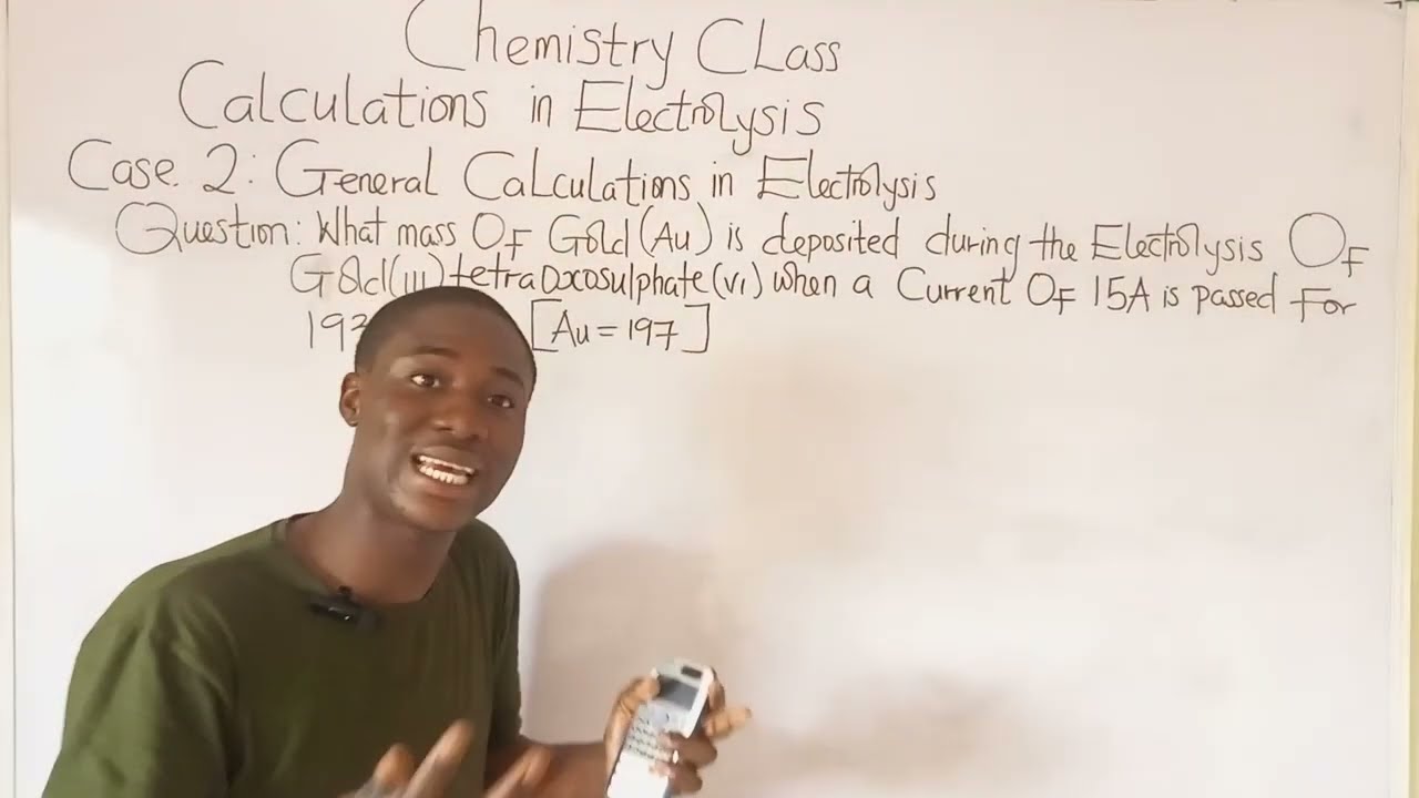 Electrolysis Calculations Tutorial. How to solve questions on Electrolysis(Updated)