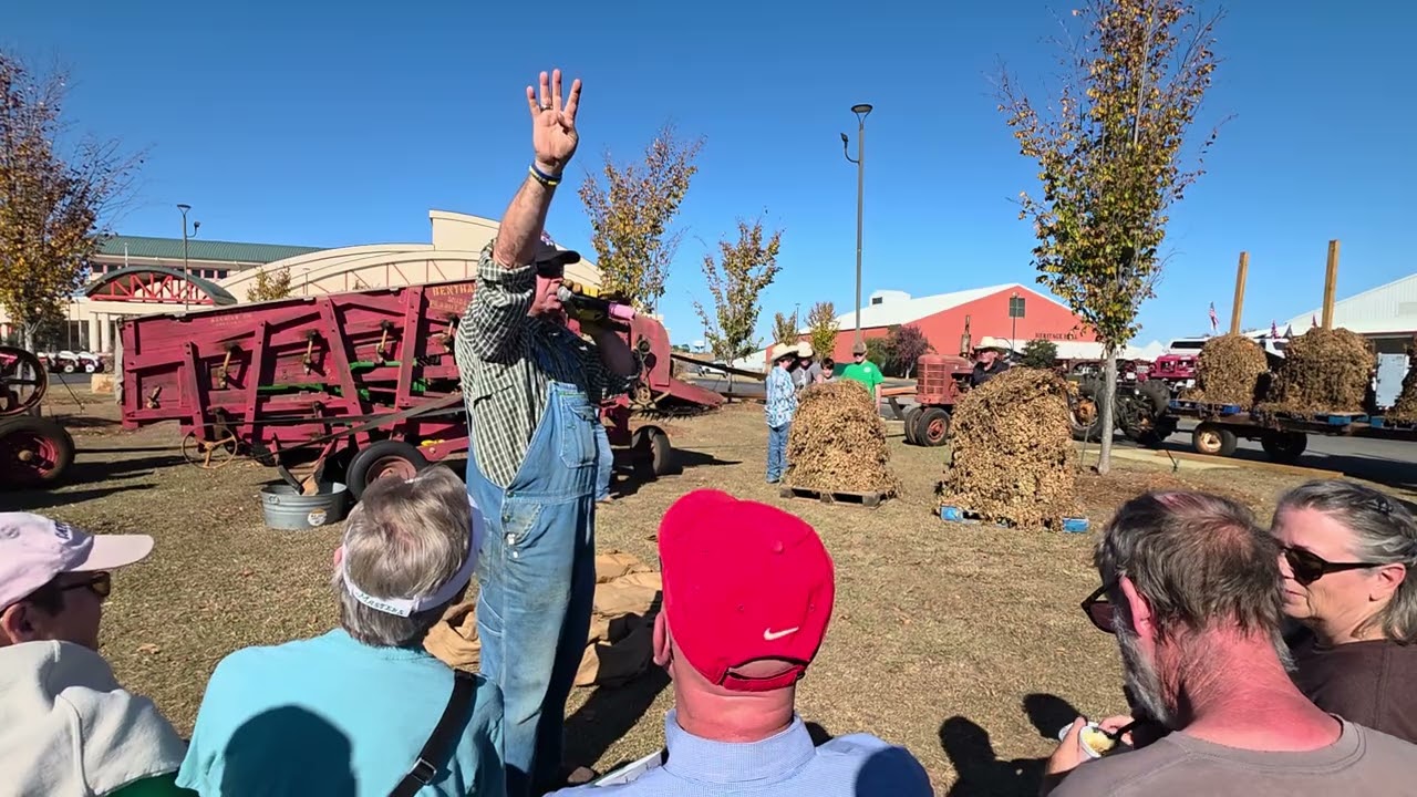 Peanut Threshing at the Georgia National Antique Tractor Show