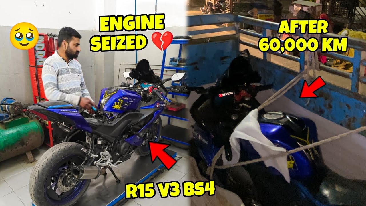 My R15 V3 Engine Seized 💔 Biggest Mistake at 60,000 KM 😱