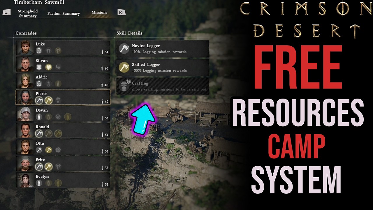 Crimson Desert &ndash; How the Camp Actually Works (Beginner Guide)