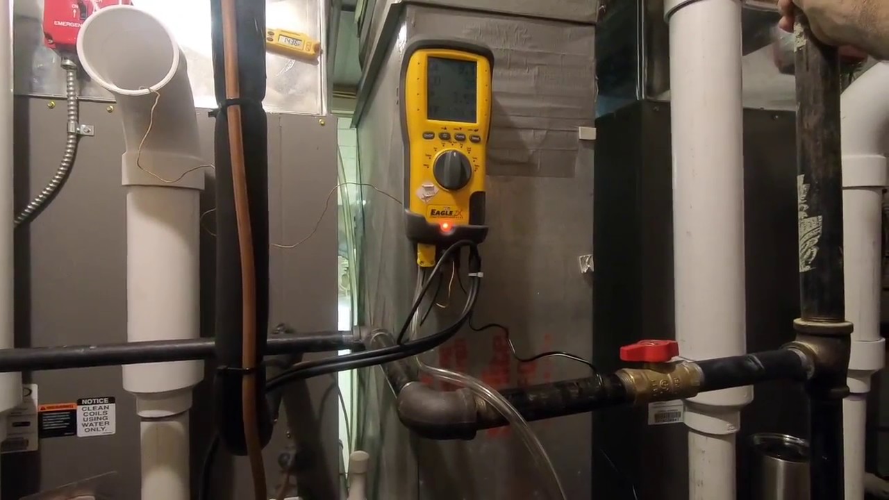 Commisioning New 90 Percent Furnace Combustion Test HVAC