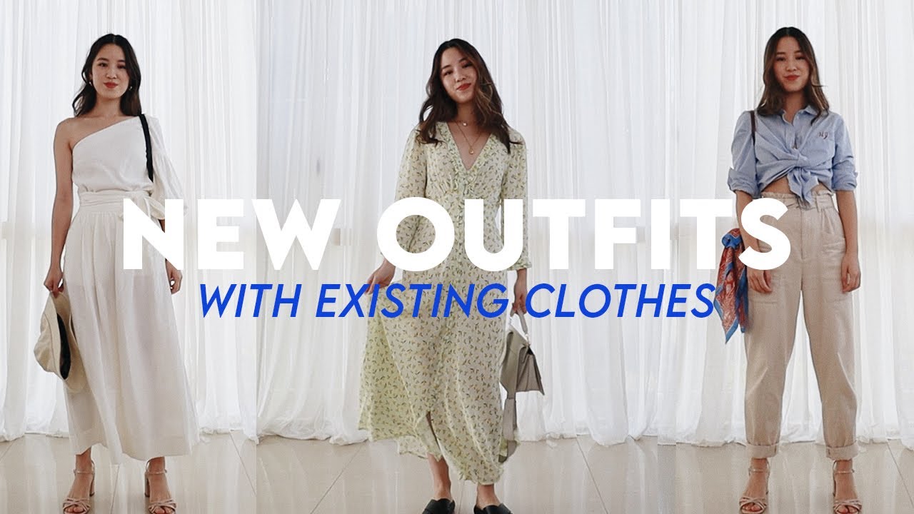 Creating NEW Outfits With My Existing Clothes | Pinterest Inspired Outfits
