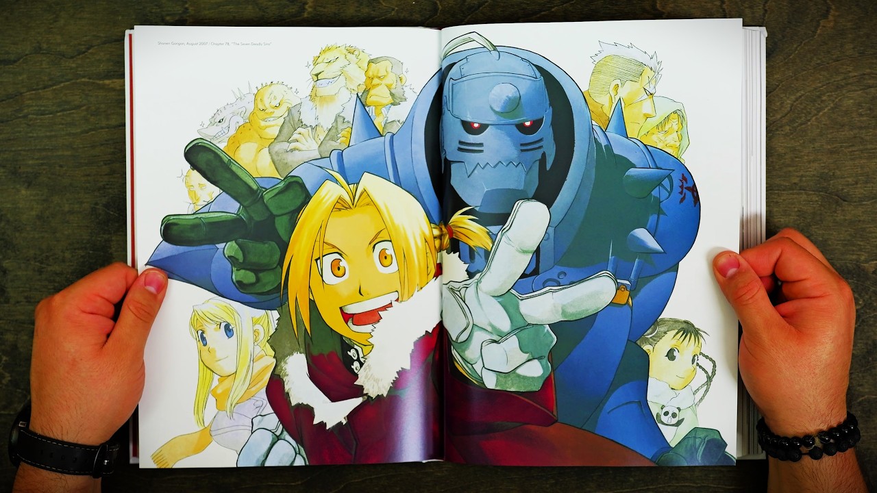 FULLMETAL ALCHEMIST Artbook - Complete Art of Fullmetal Alchemist - Flip Through, Page Turning