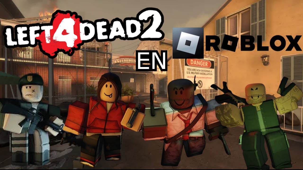 LEFT 4 DEAD 2 EN ROBLOX ES MUY RARO lBriskl