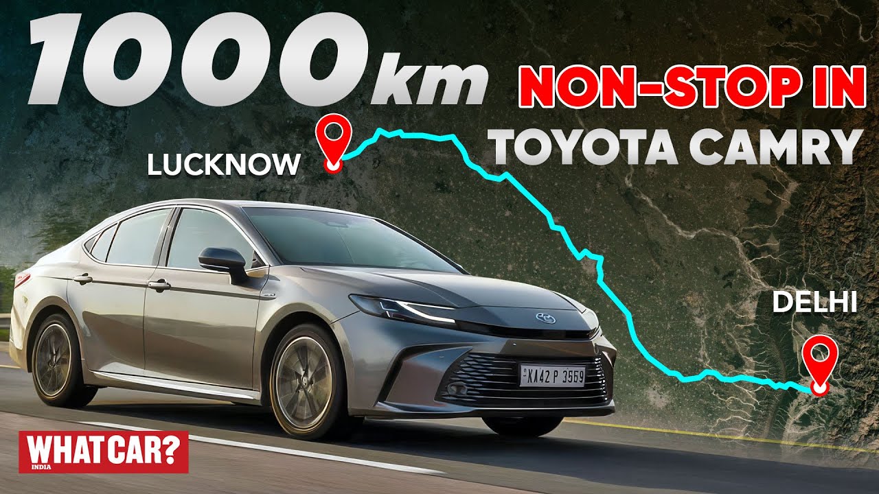1000KM Adventure in Hybrid! 🚗 DELHI to LUCKNOW in TOYOTA CAMRY -  Ultimate Non-Stop Mileage Test!
