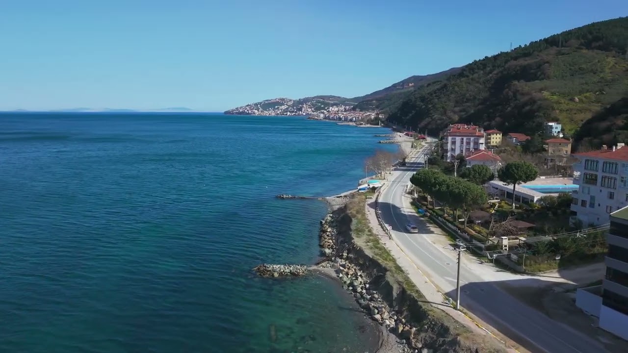 Drone#sahil#manzara#djı mini 5 pro