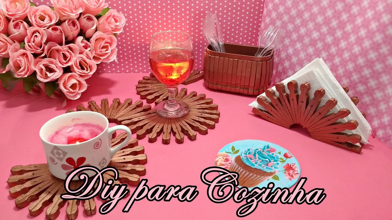 03 Diy's para Cozinha com Pregadores / Diy Kitchen