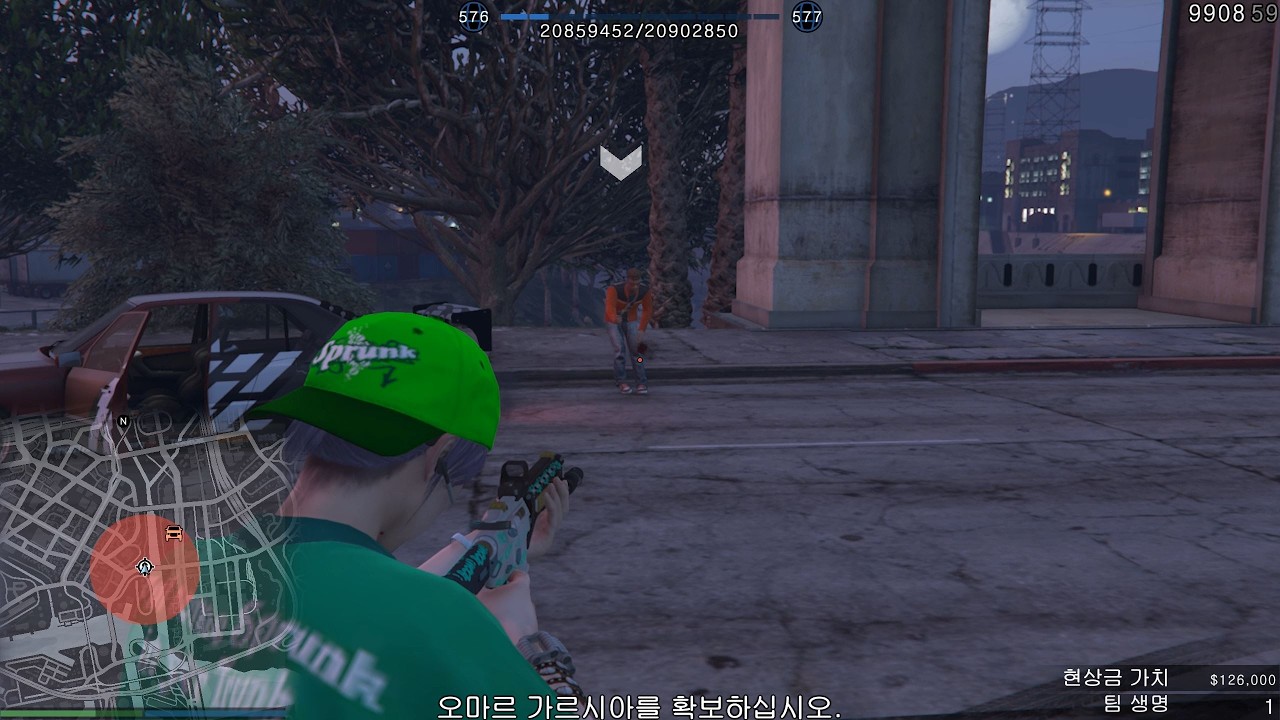 GTA5 온라인 인핸스드 : 보석사무소 - 일급지명수배자 오마르 가르시아