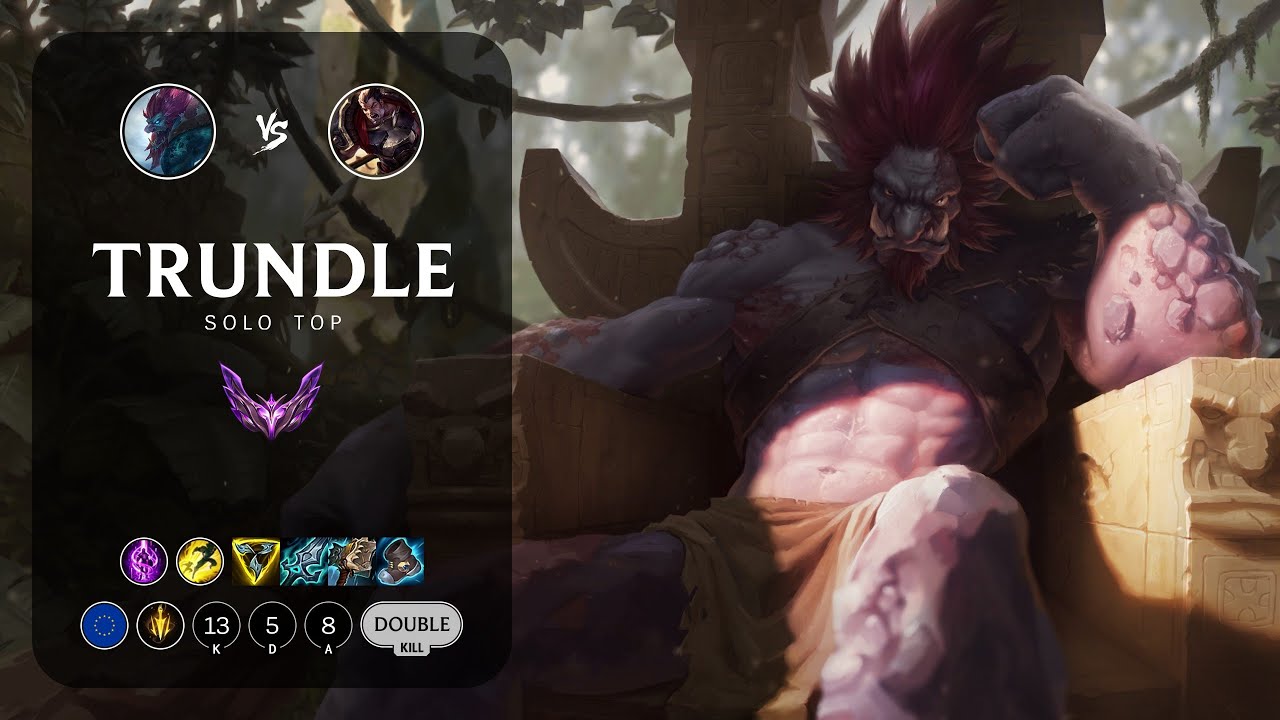 Trundle Top vs Darius - EUW Master Patch 13.19