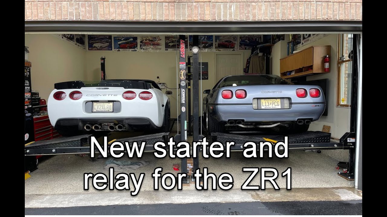 C4 Zr1 gets a new starter and relay..