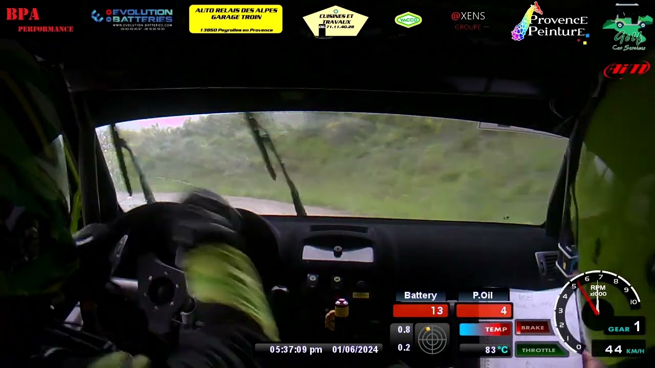 RALLYE DU LARAGNAIS 2024- ES4 COL ST JEAN 3 ème temps scratch