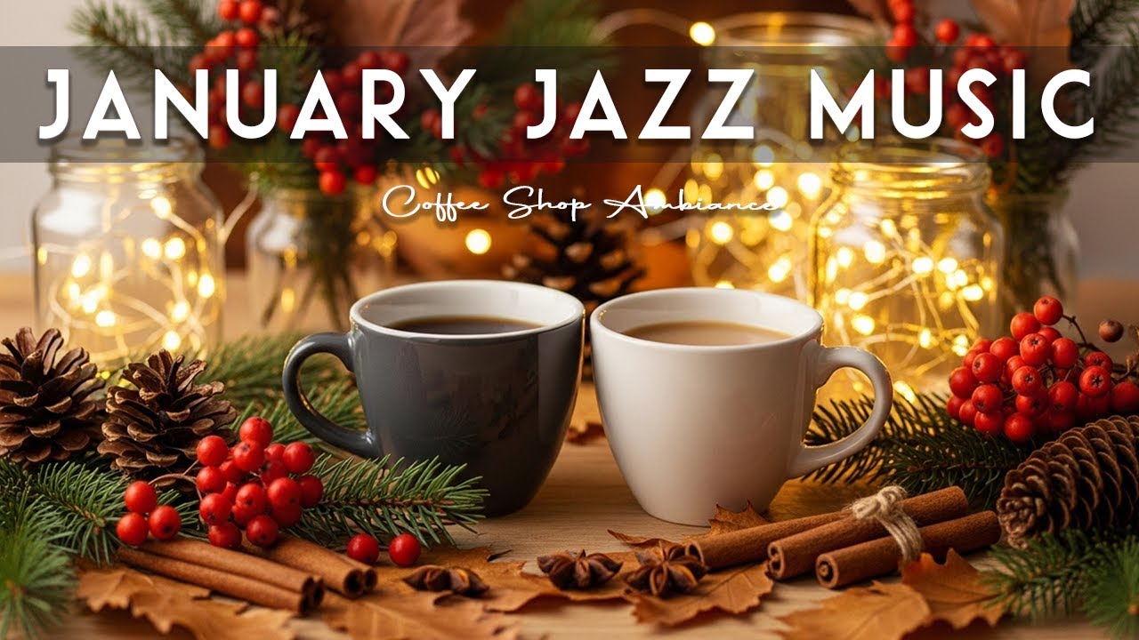 January Jazz Music ☕ Coffee Shop Ambiance & Bossa Nova Coffee Vibes for Study, Work, & Calm Focus