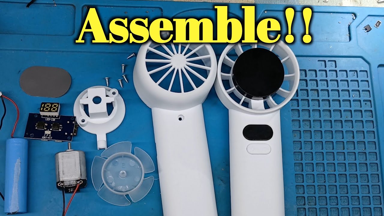 Can not assemble ?? try this|| How to assemble M11 mini fan