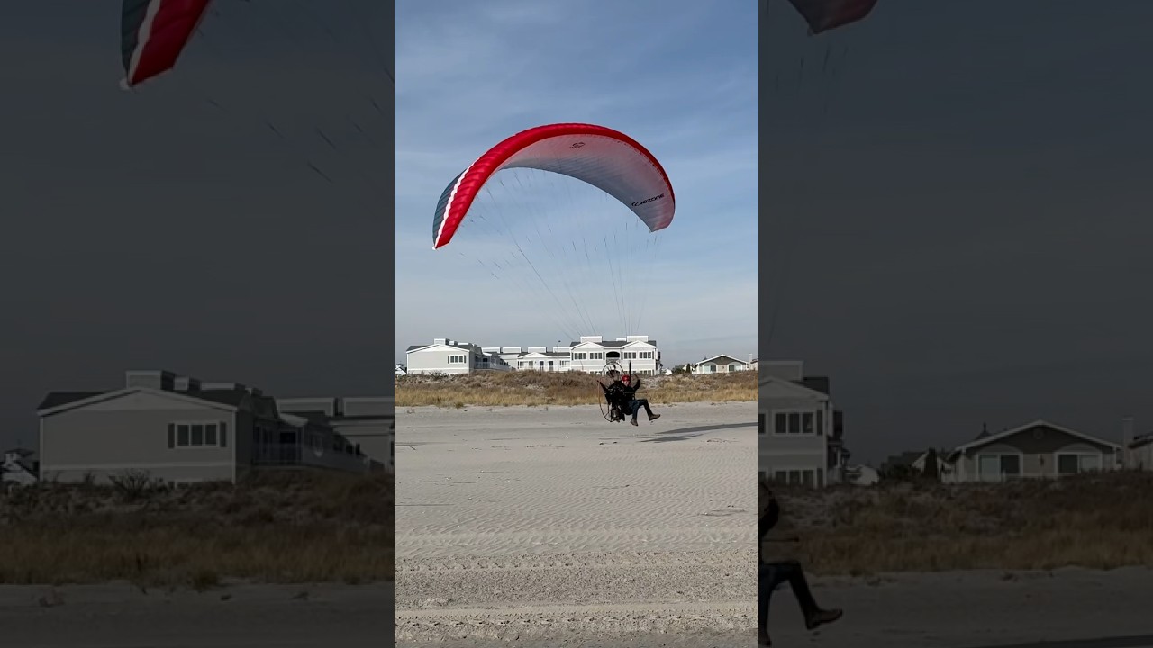 Paramotor Landing And Take Off! 