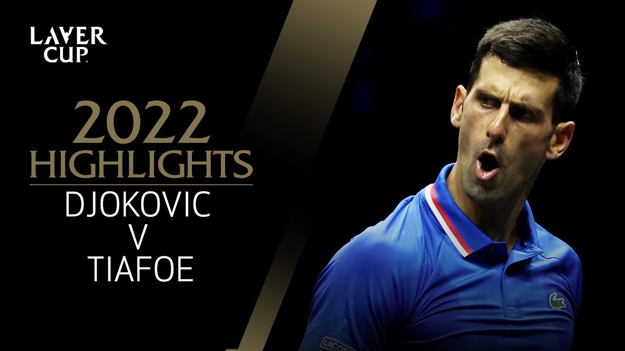 Novak Djokovic v Frances Tiafoe Highlights | Laver Cup 2022 Match 7