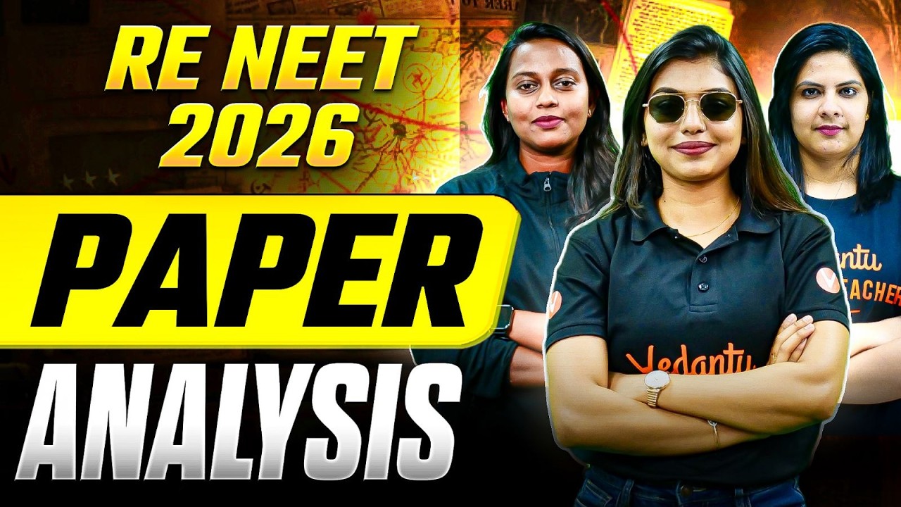 RE NEET 2026 Paper Analysis: Easy or Tough? | V NEET English