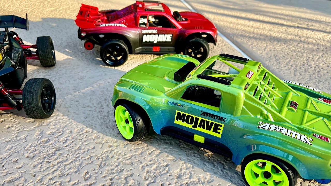 ARRMA MOJAVE GROM  WIDEBODY CONVERSION AND CUSTOM BODY LED GLOW
