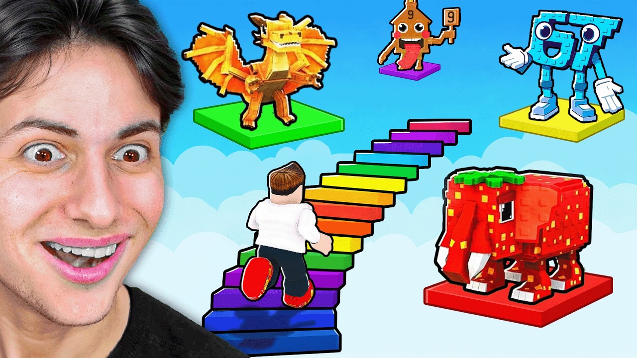 Construire Un ESCALIER Pour Voler Les Brainrots !