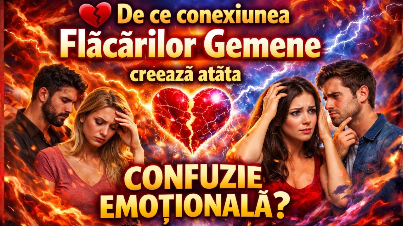 💔 De ce creează conexiunea Flăcărilor Gemene atâta confuzie emoțională?